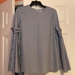 Copper Key Striped Top